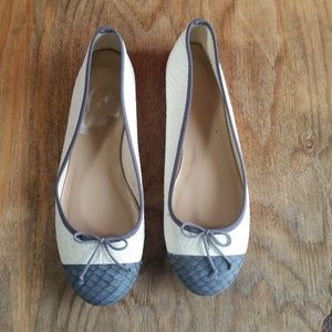 J.Crew Collection Snake Skin Made in Italy Flats